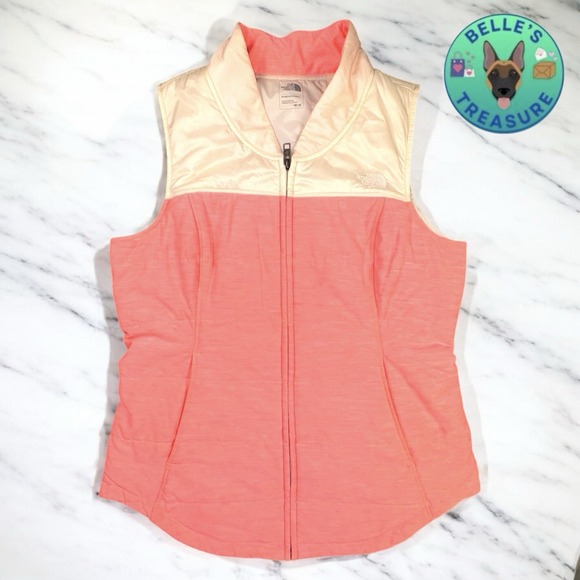 The‎ North Face Pseuido Vest Performance Training Neon Pink Iridescent Womens M - Picture 1 of 8